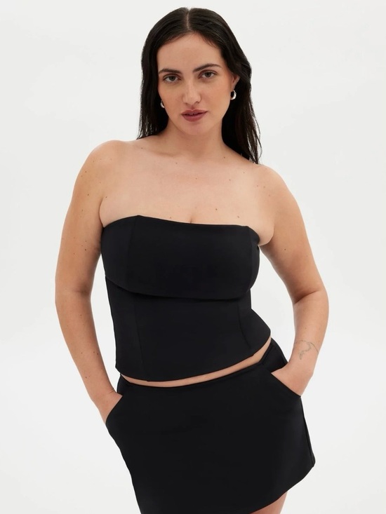girlfriend collective Tops - girlfriend collective Black Tube Top - Size Large